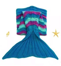 Mermaid tail blanket 3t-4t Brand New