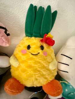 Fuzzy Town Nature Collection Stuffed Plush Toy Pineapple 10" NWT