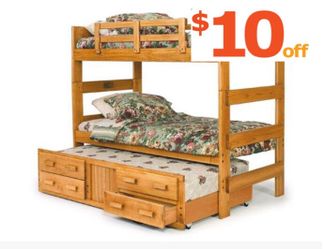 New real wood Bunkbed! Bunkbeds on sale here
