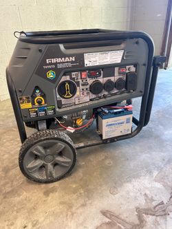 Firman T07573 Tri-Fuel Gas Propane Natural Gas Generator 7500W/9400W 120/240V with Electric Start