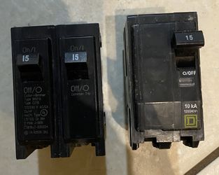 15 amp Breakers