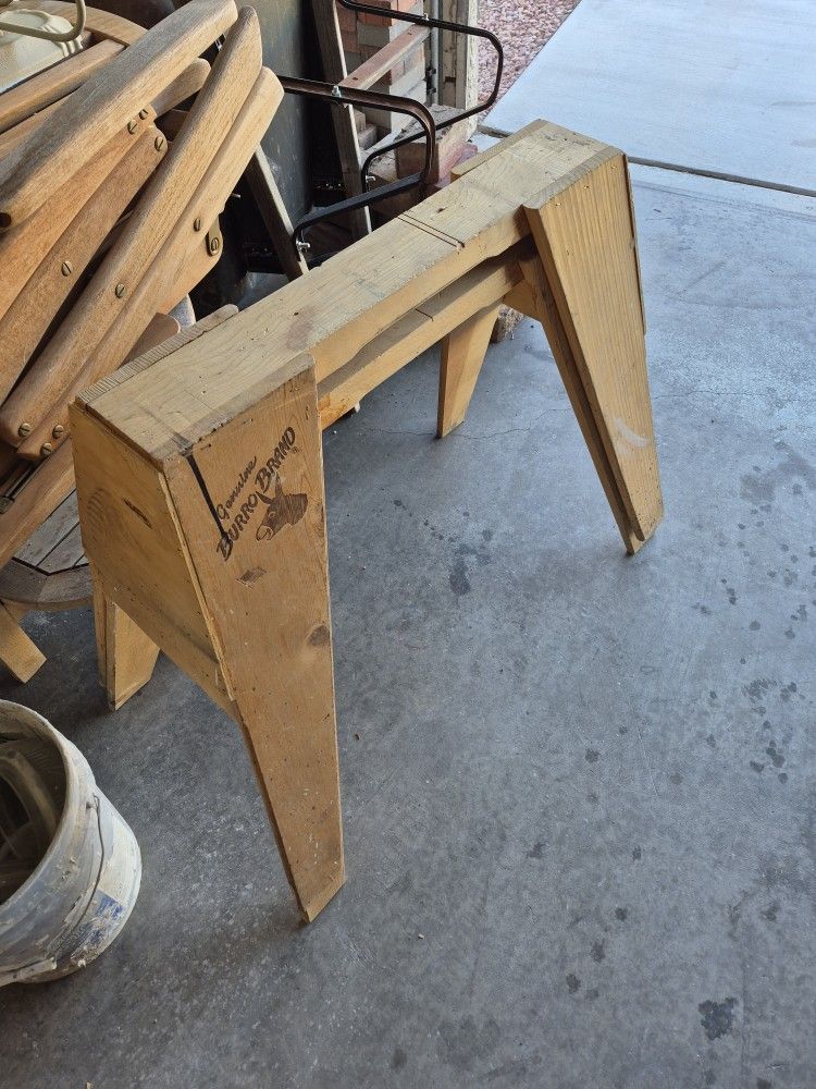 Wood Saw Horses