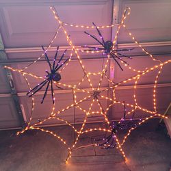 5ft LED Spider Web Halloween Decoration