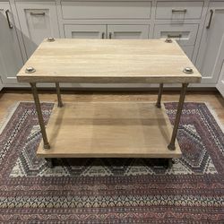  Stylish 2-Shelf Cart – Versatile Storage & Elegant Design