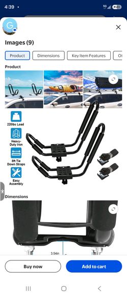 Universal Kayak Roof Rack Carrier . new box