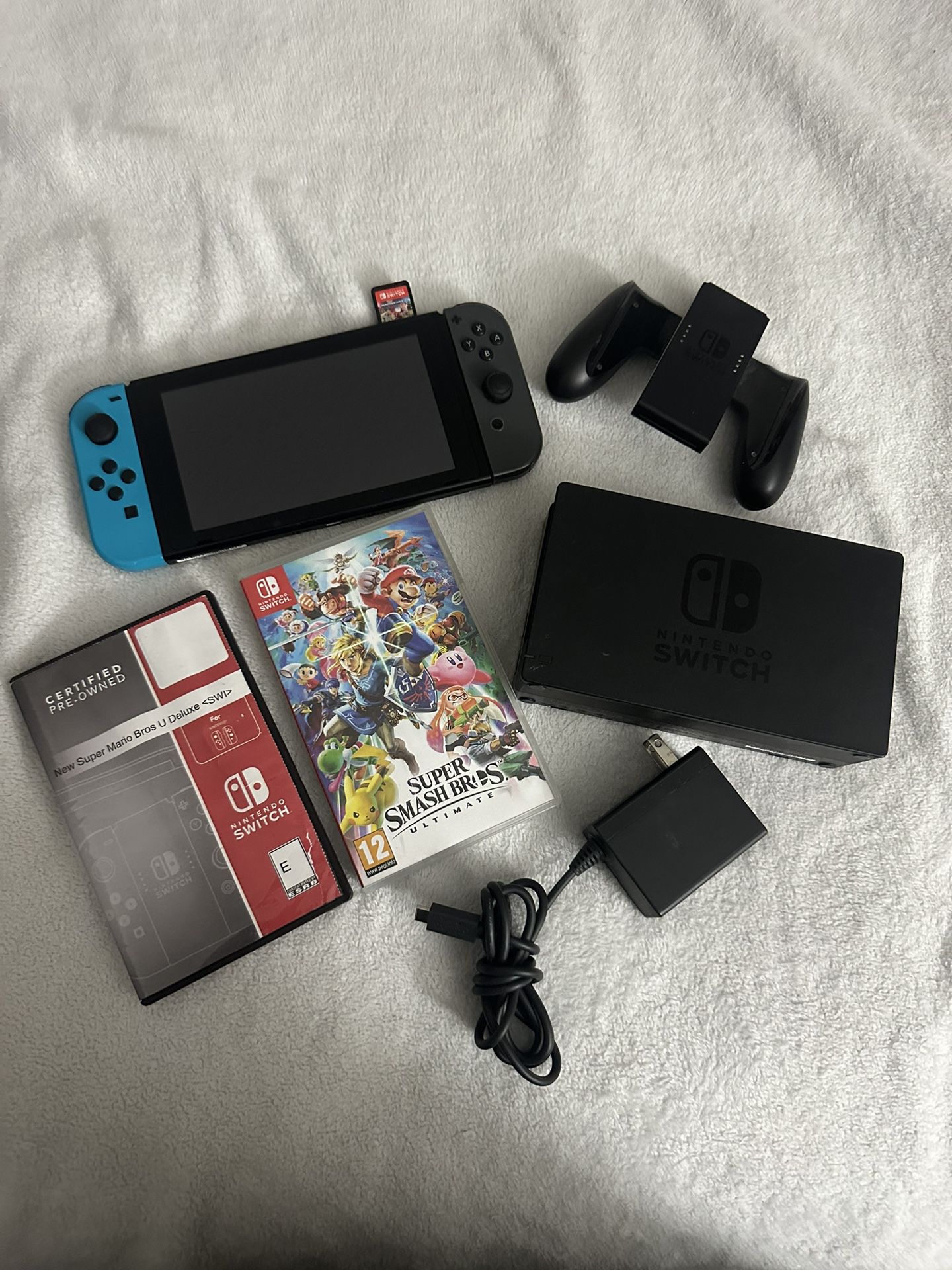 Nintendo Switch with 3 Games