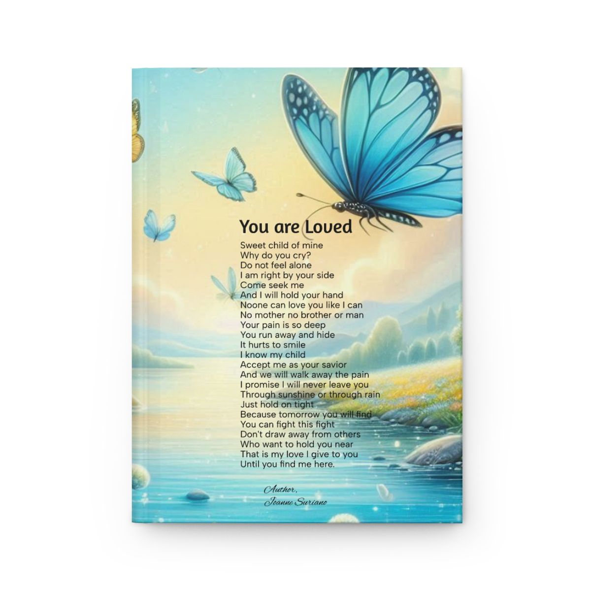 “You Are Loved” Inspirational Journal – Butterfly Dream Notebook for Healing, Faith, & Meditation | Gift for Her or Mom