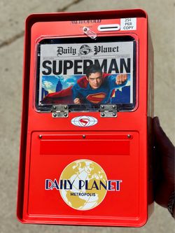 New AMC Superman 2025 Daily Planet Newspaper Popcorn Bucket