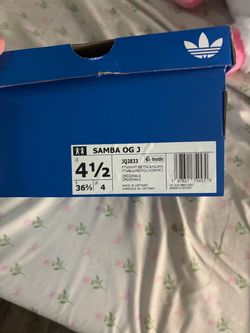 Adidas Samba OG J Size 4.5