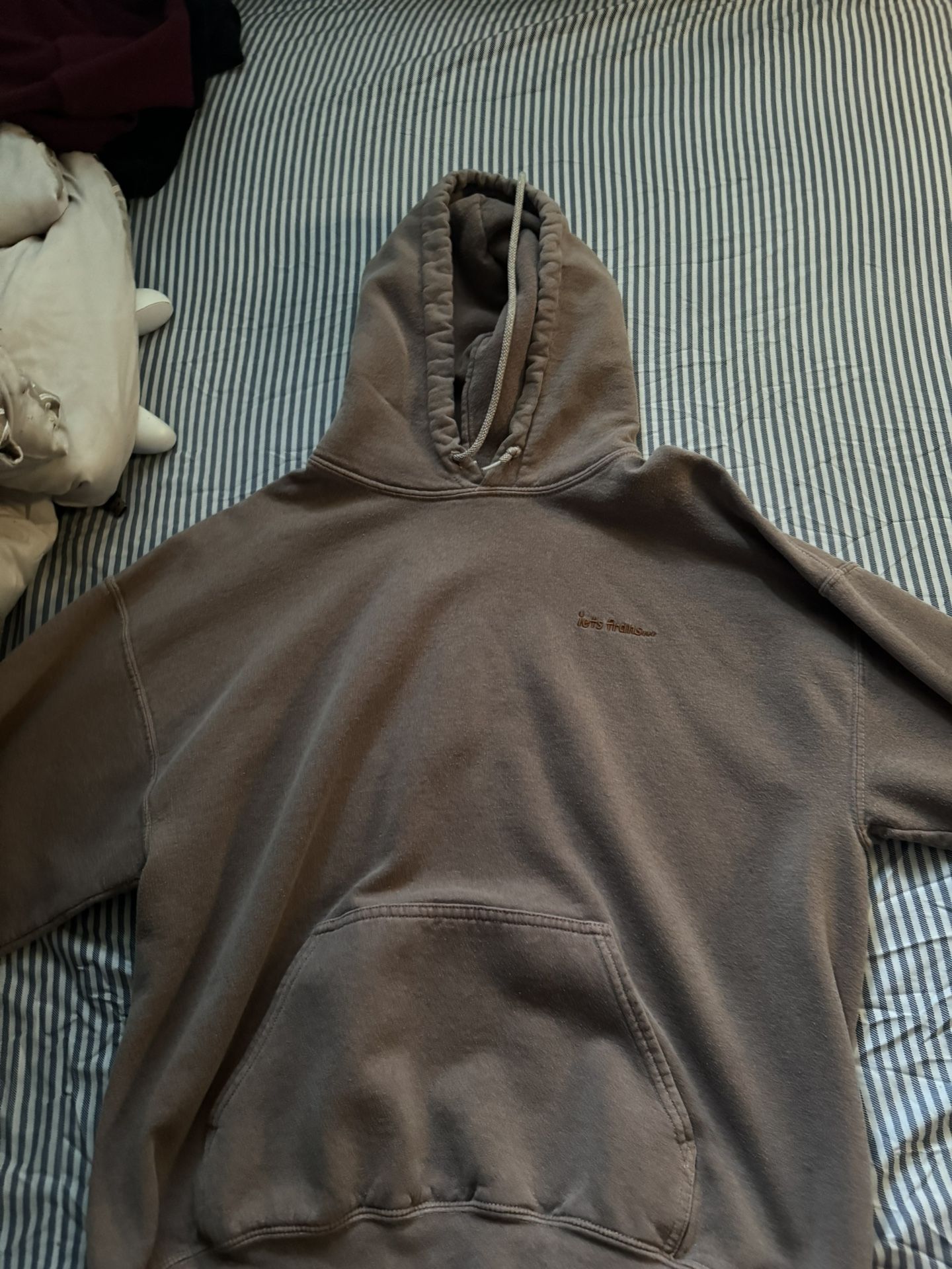 Beige hoodie