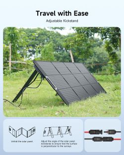Ampace 200W Solar Panel.Ampace 200W monocrystalline silicon solar panel is ideally design for solar charging! It has a conversion efficiency of up to 