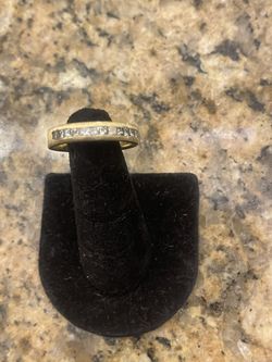 Mens Princess Cut Diamond Wedding Ring