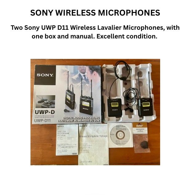 SONY WIRELESS MICROPHONES