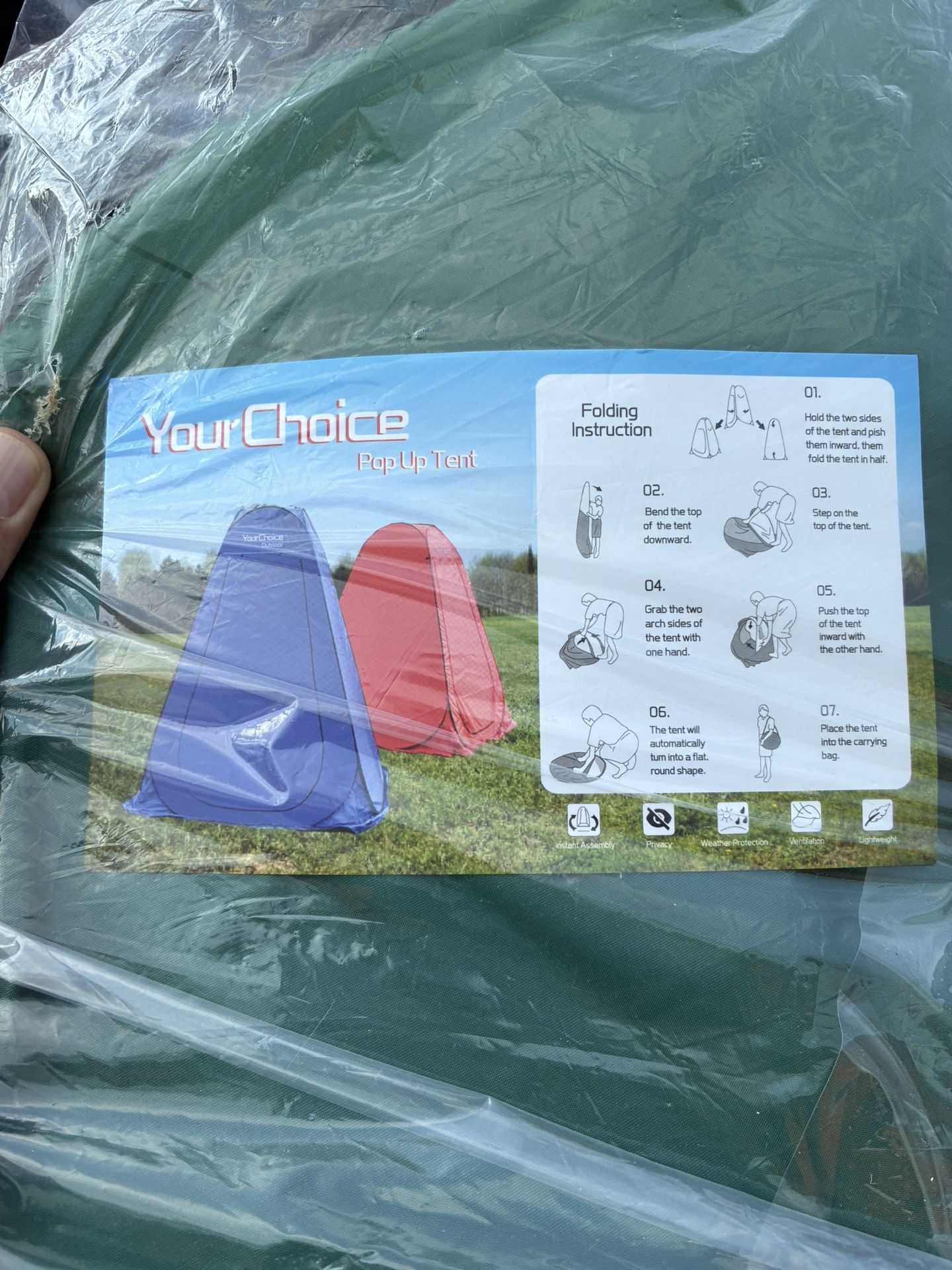 New Pop Up Tent