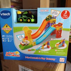 VTech 3 N 1 Launch & Play Raceway. $15 Each . Have Several On Hand 