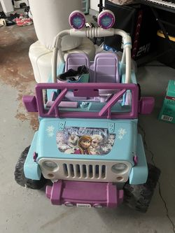 Frozen Jeep electric vechicle