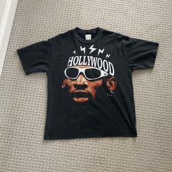 Dennis Rodman Vintage Tee Men’s Medium Dimgray 100% Cotton