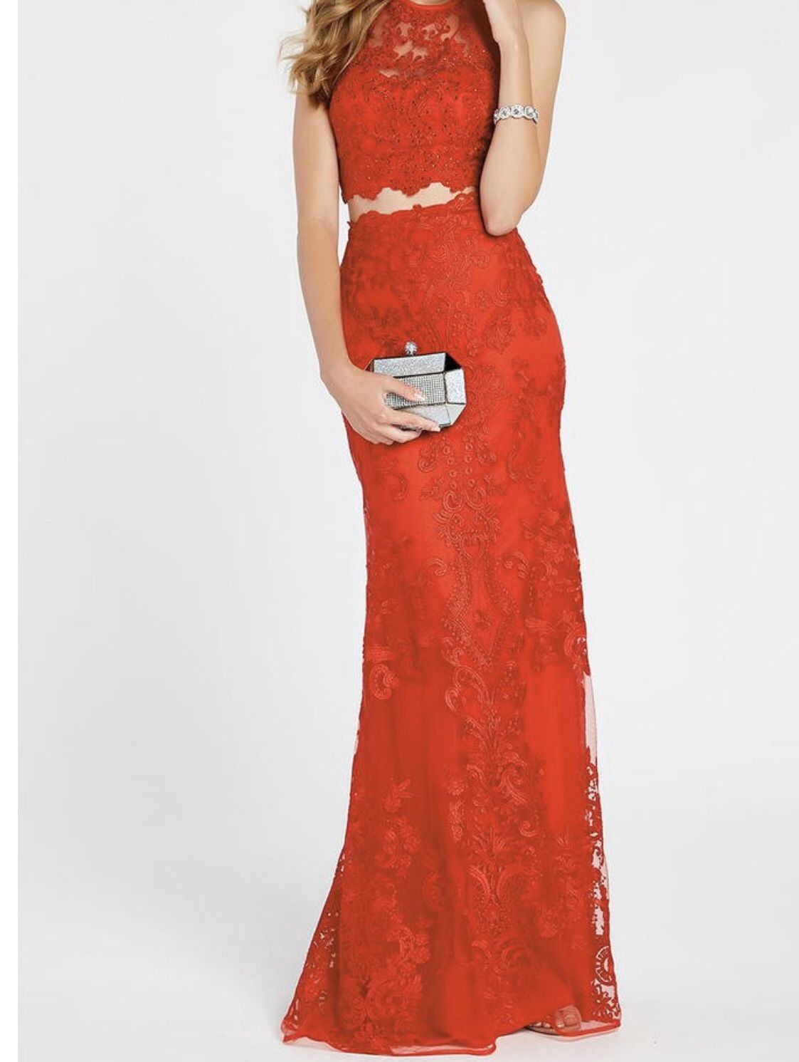 Alyce Paris Style 60487, Size 4, red. Brand New!