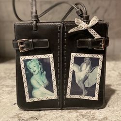 Marilyn Monroe One-Of-A-Kind Handmade Leather Purse 
