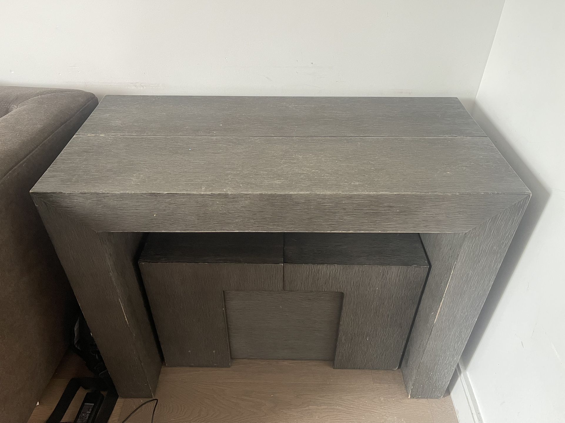 Transformer Table, Matching Bench And Coffee Table With Panel Storage