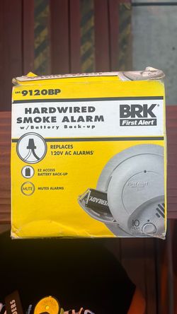 BRK First Alert Hardwired Smoke Alarm 9120BP
