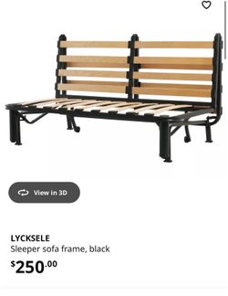Couch bed frame with  the couch pillows