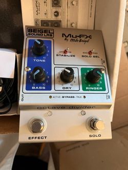 Mu-Fx Octave Divider #93 signed by Mike Beigel