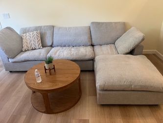 🛑NEW GREU CLOUD 4pc Sectional Couch