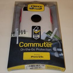 OTTERBOX Commuter Series On-The-Go Case for Apple iPhone 6/6S - Neon Rose - NEW