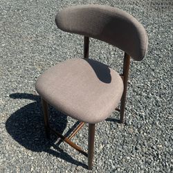 NEW COLAMY Mid-Century Modern Upholstered Counter-Height Stool