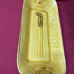 Los Angeles Calif Potteries USA French Bread Tray #325