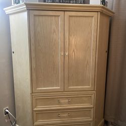 Armoire (corner unit) and 2 Nightstands 