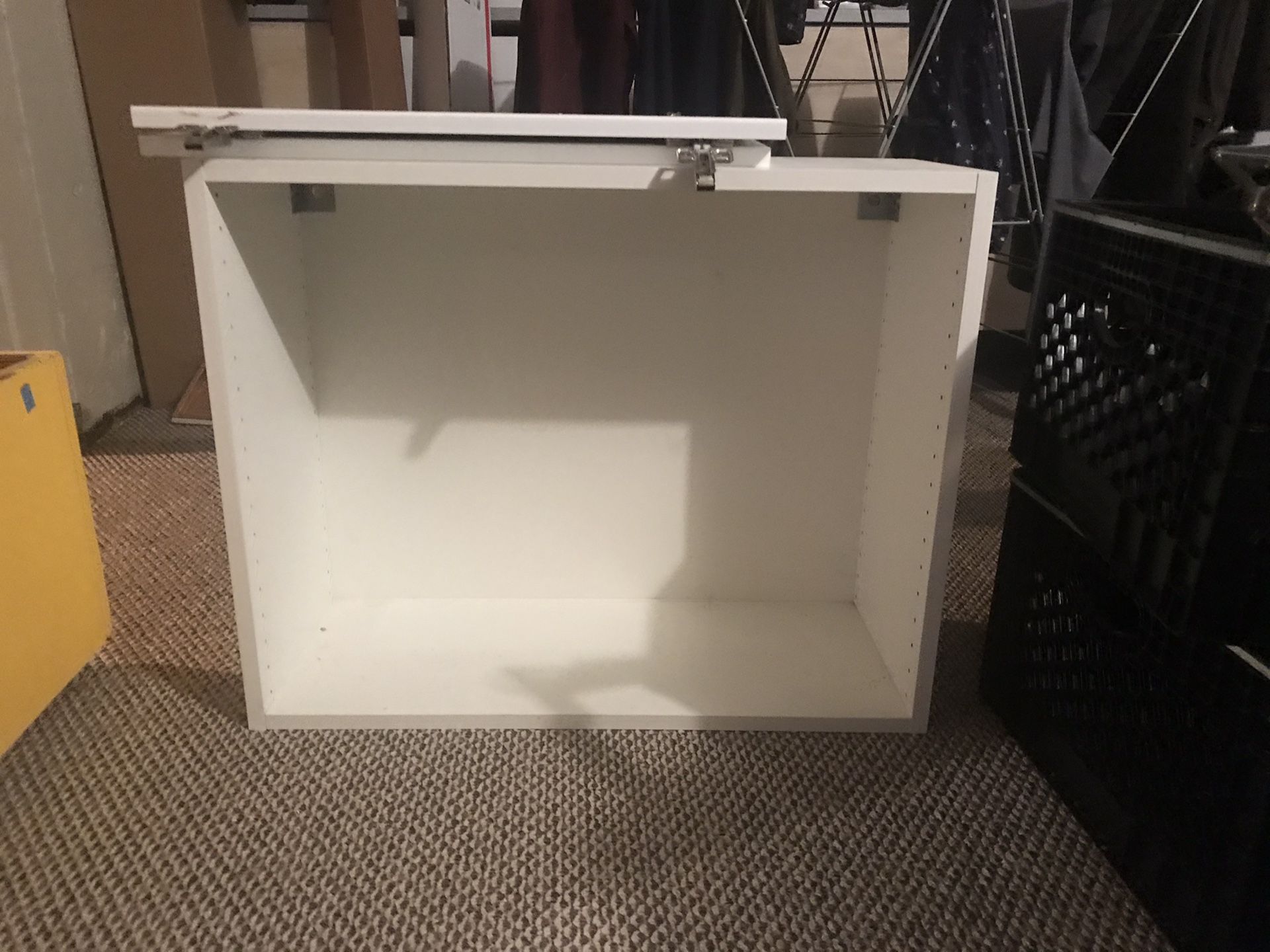FREE IKEA Upper Cabinet, Hardware, & Left Overs