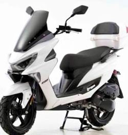 2025 Vitacci Eagle 200CC White Moped Motorcycle Scooter