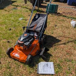 Yard Max easy start 170cc push lawn mower with bagger. In excellent running condition! Has been fully serviced with spring maintenance package. Carbur