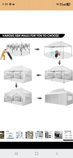 10x20 canopy pop up