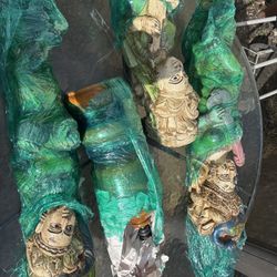 Vintage India Statue  Set Of 4 Pieces