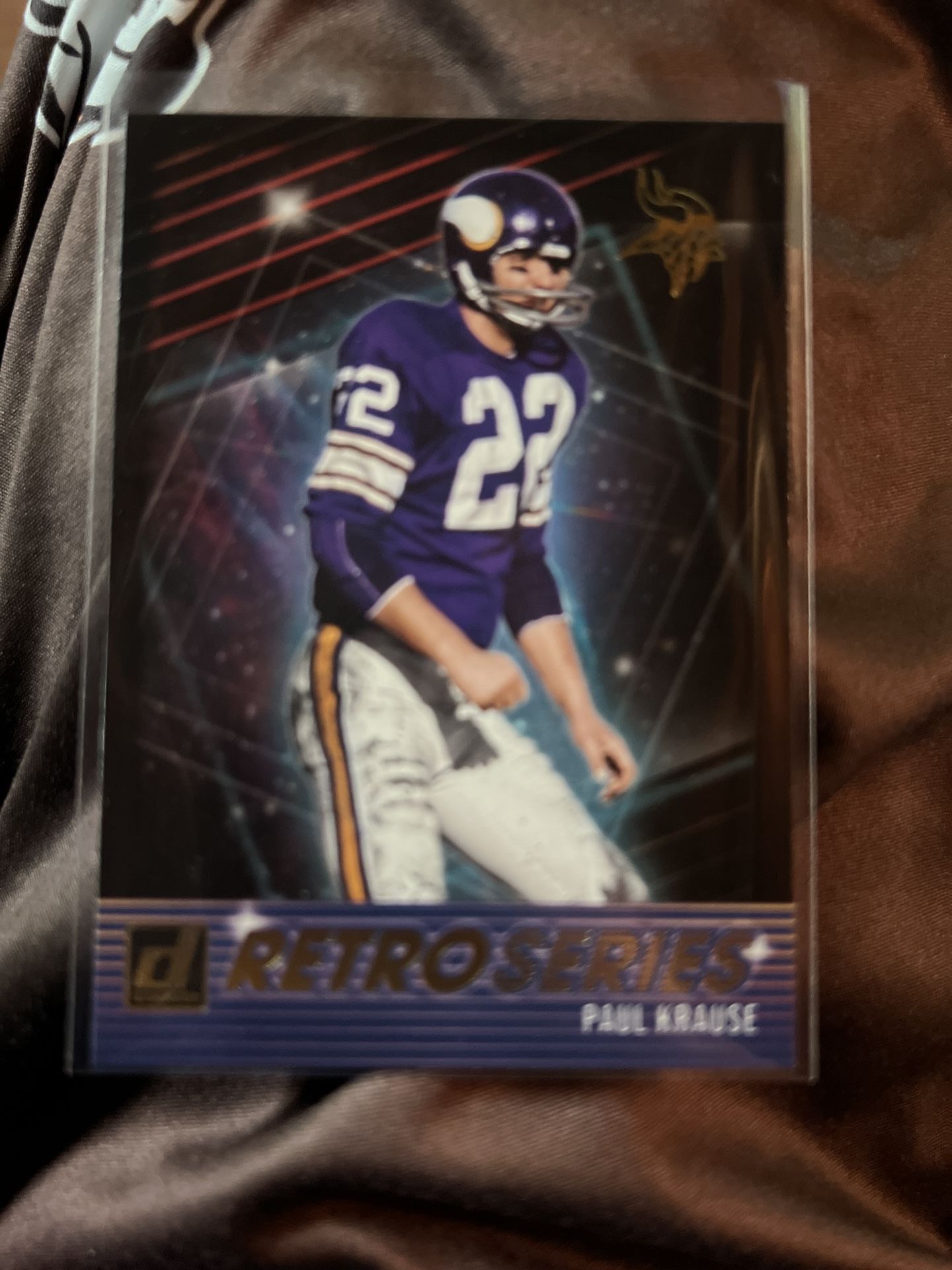 Vikings Paul Krause Card