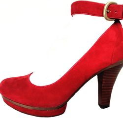 Soft Brand Red Heels