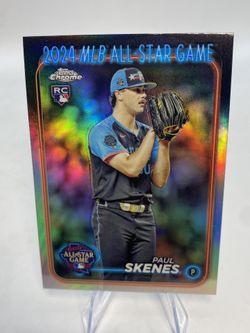 Paul Skenes 2024 Topps Chrome rookie All-Star RC Refractor ASGC29 RC PIT Pirates