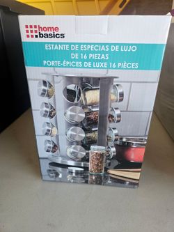 Home Basics 16-Piece Rotating Spice Rack