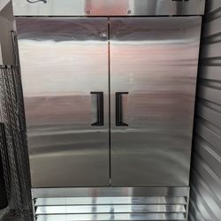 Avantco Double Door Stainless Digital Refrigerator 