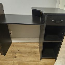 Black desk