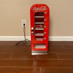 Coca-Cola Mini Fridge Retro Refrigerator