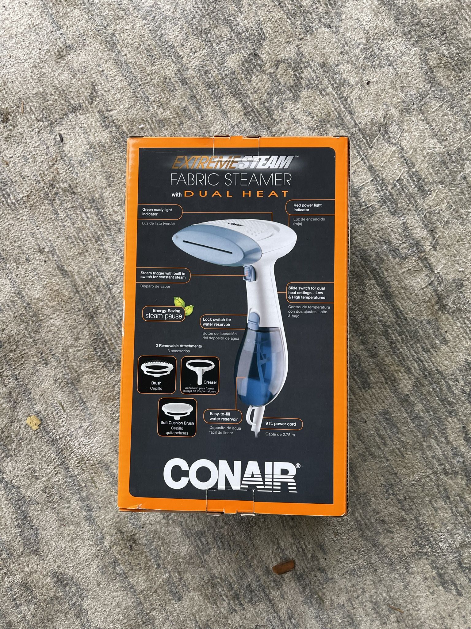 Extreme STEAM FABRIC STEAMER with DUAL HEAT