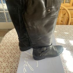Marc Fisher Riding Boots-black