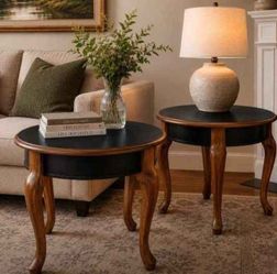 Wooden End Tables set of 2