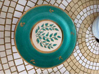 Highly Collectable Antique Hand Painted Ceramic Plates by Cockcroft