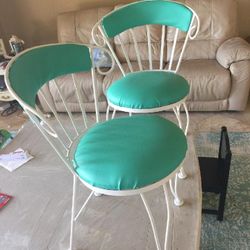 Vintage Icecream parlor Chairs 