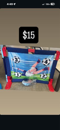 Soccer toy $15